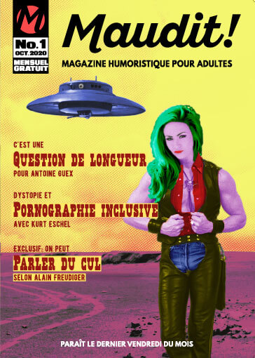 Maudit! Magazine | No.1 | 30 octobre 2020 | Couverture